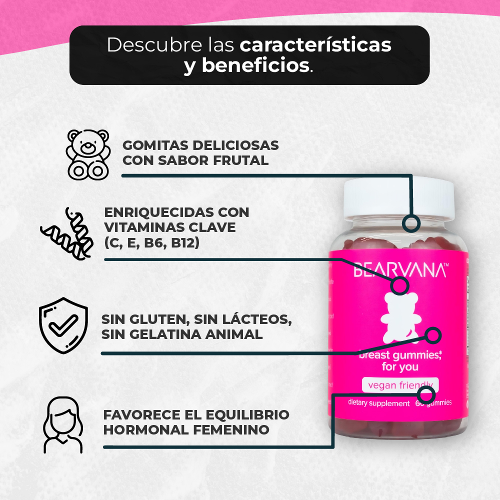 Miniatura 4 de BEARVANA GUMMIES - AUMENTO DE BUSTO